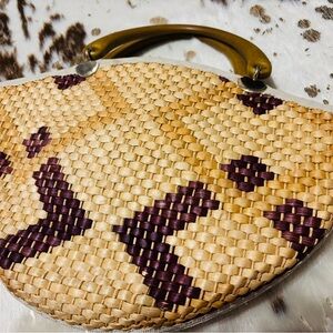 Vintage Marissa woven handbag Made in Italy